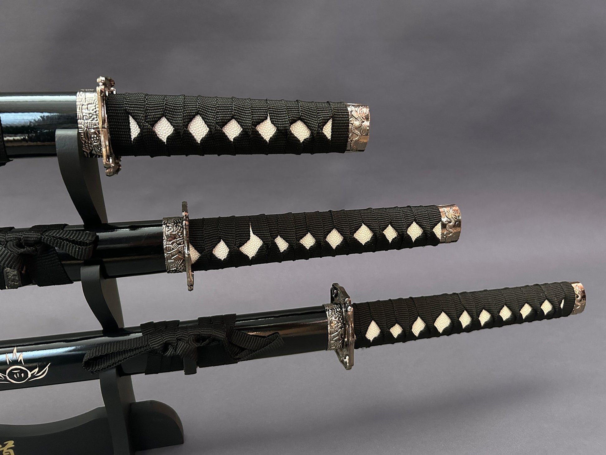 Dragon Black (Straight) Samurai Set