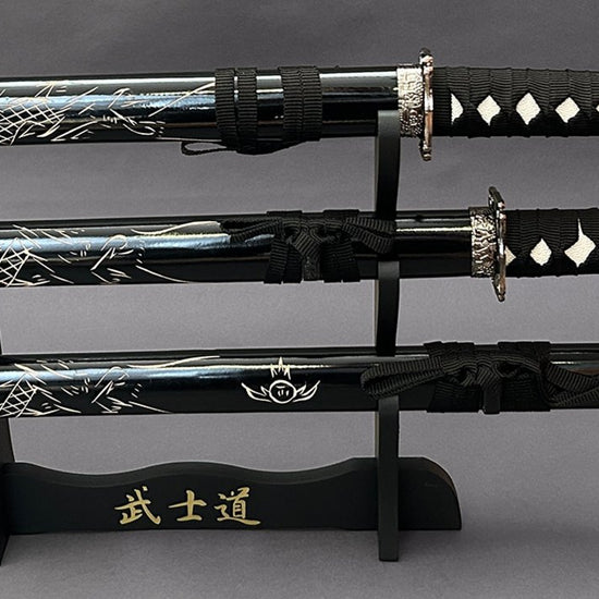 Dragon Black (Straight) Samurai Set