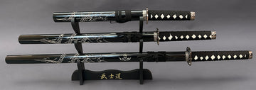 Dragon Black (Straight) Samurai Set