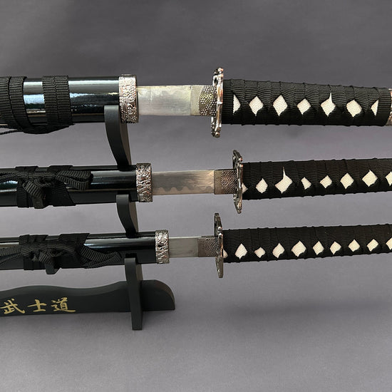 Dragon Black (Straight) Samurai Set