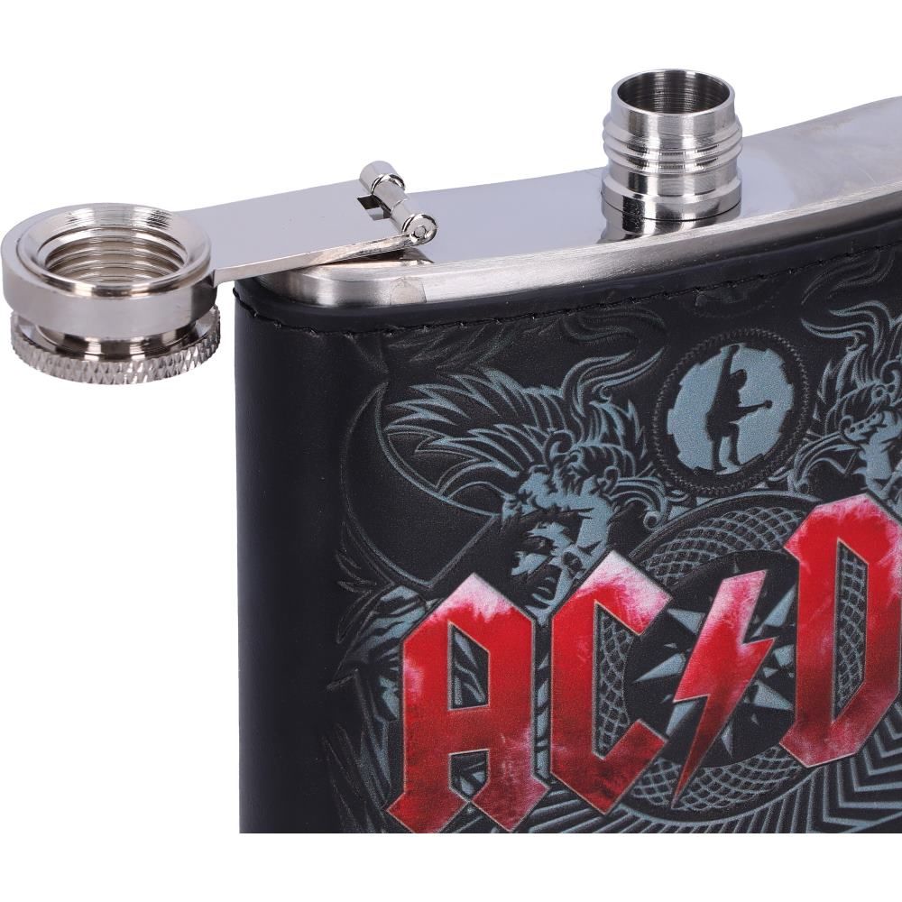 AC/DC Black Ice Hip Flask