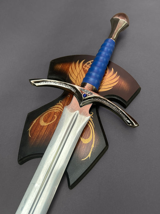 Wizard's Blue (Rings) Plaque Sword