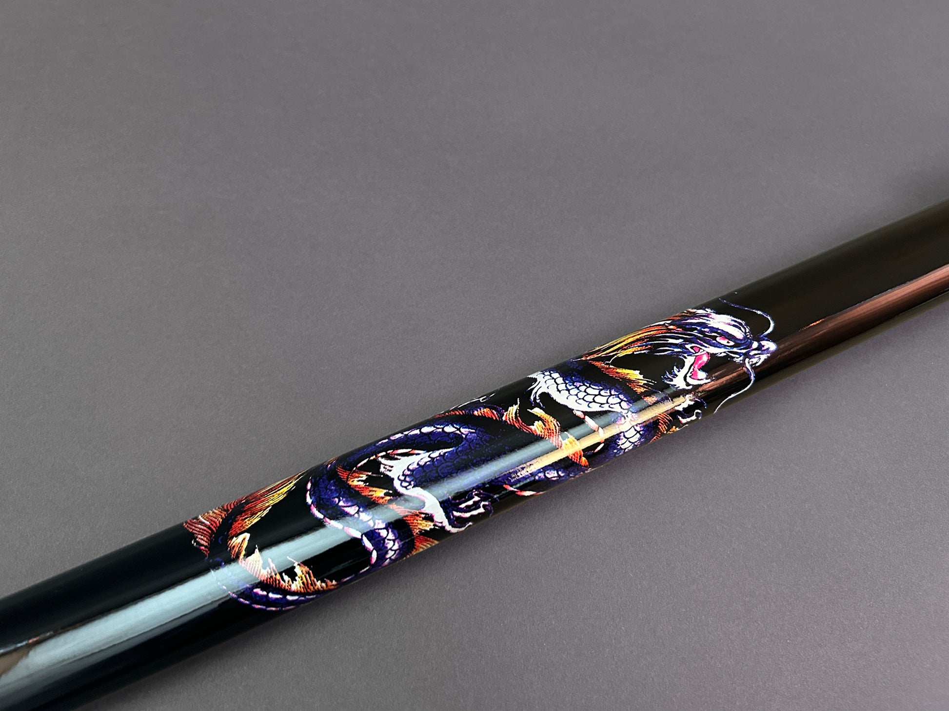 Black Samurai (Blue/Purple Dragon) Sword