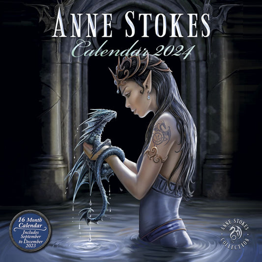 Anne Stokes (Signed) 2024 Calendar