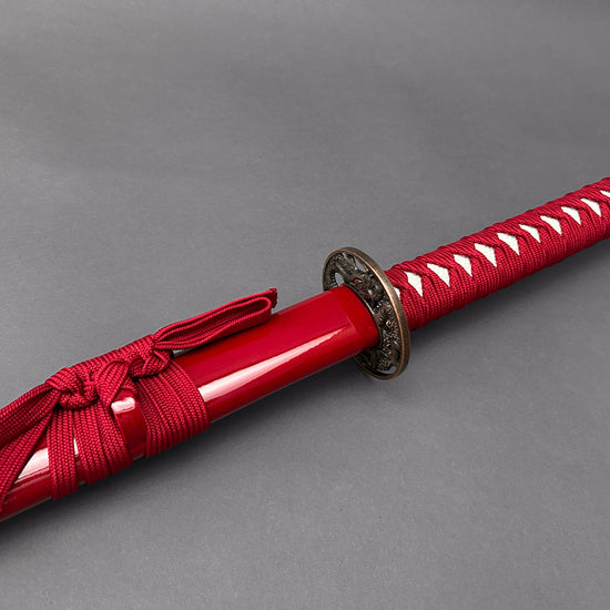 Red Samurai (Blue/Purple Dragon) Sword