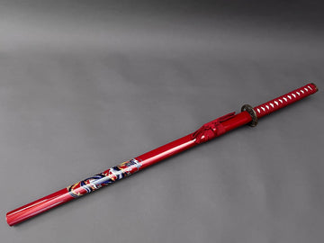 Red Samurai (Blue/Purple Dragon) Sword