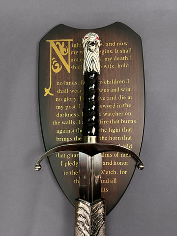 Longclaw Deluxe Replica Sword | Game of Thrones | Plaque & Sheath