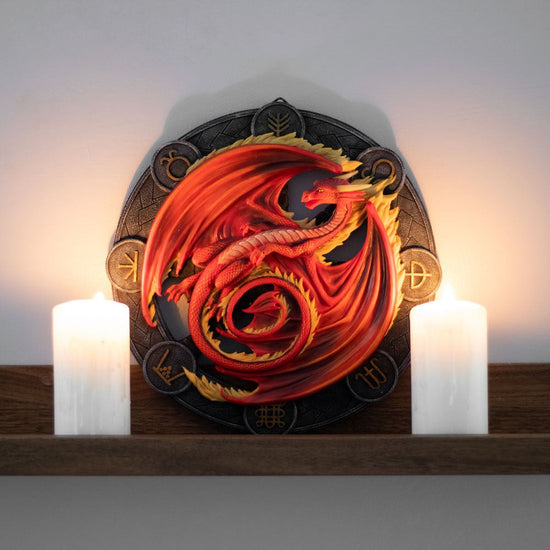 Beltane Dragon Wall Plaque Anne Stokes