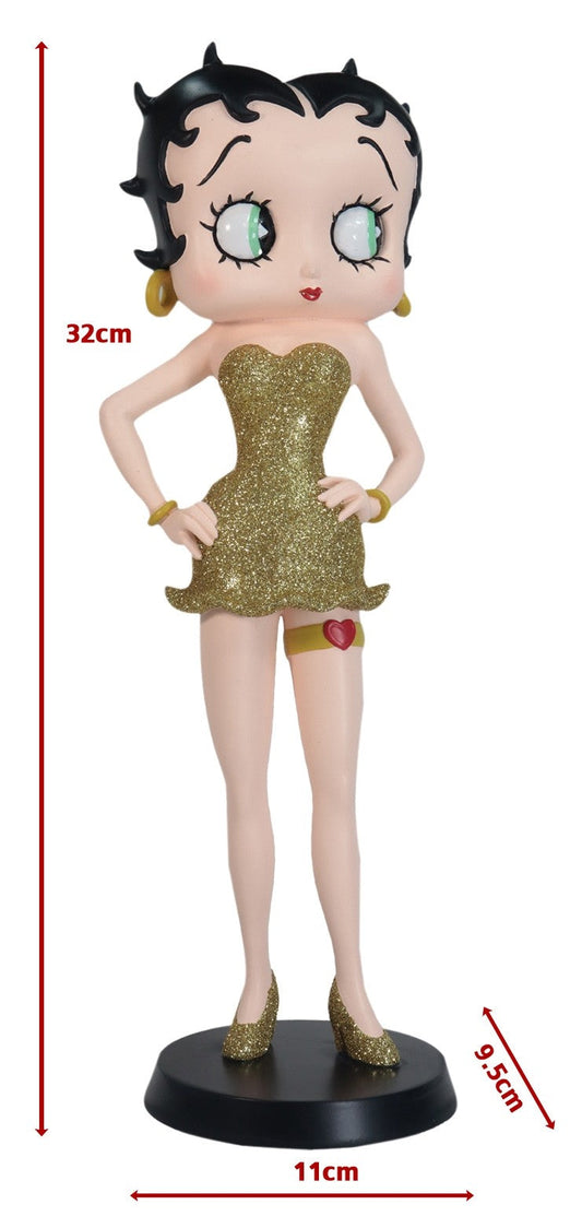 Betty Boop Figurine | Gold Edition Garter