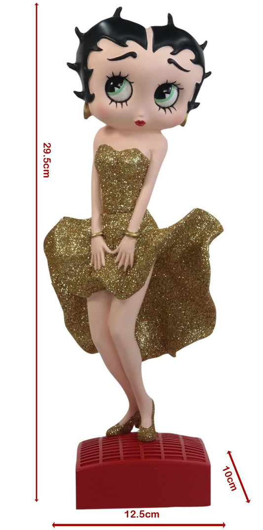 Betty Boop Figurine | Gold Edition Posing