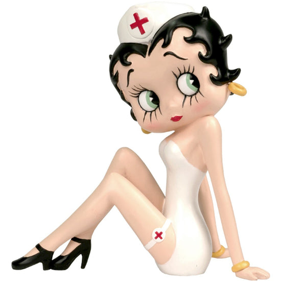 Betty Boop Figurine | Nurse Sitting Down