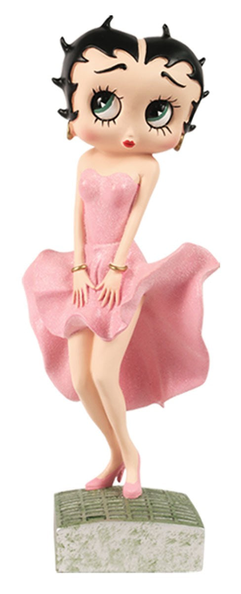 Betty Boop Figurine | Pink Glitter Posing