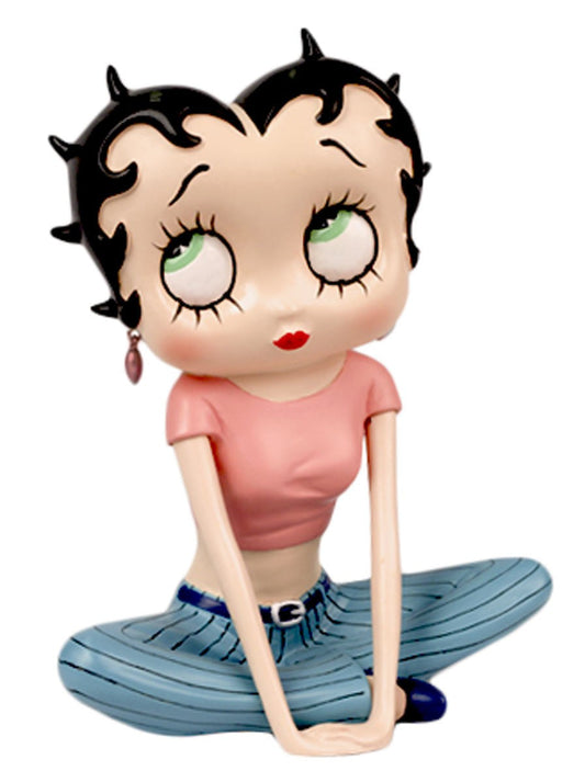 Betty Boop Figurine | Sitting Cross Legs