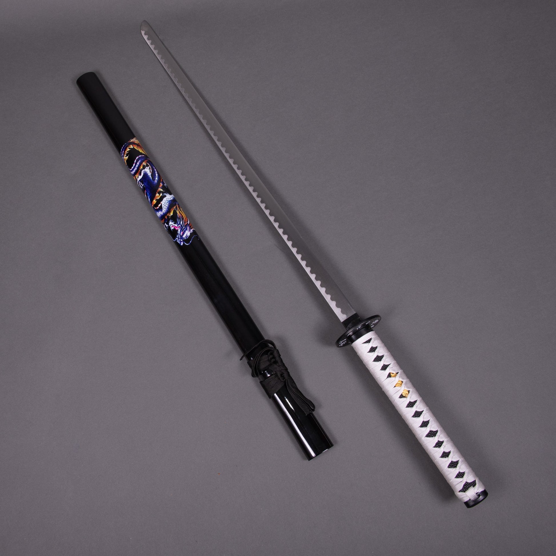 Black Samurai (Blue/Purple Dragon) Sword