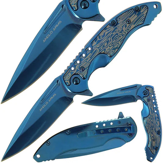 Blue Titan Lock Knife