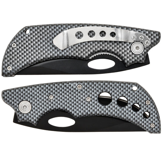 Carbon Fibre Effect Lock Knife