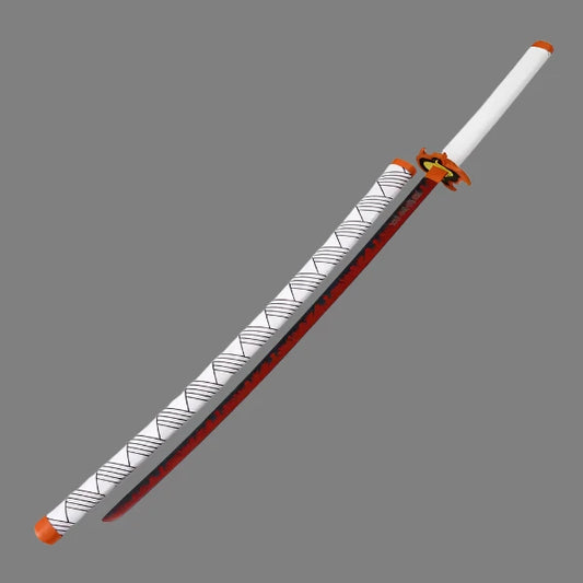 Demon Slayer Sword - Kyojuro Rengoku Red Nichirin Katana