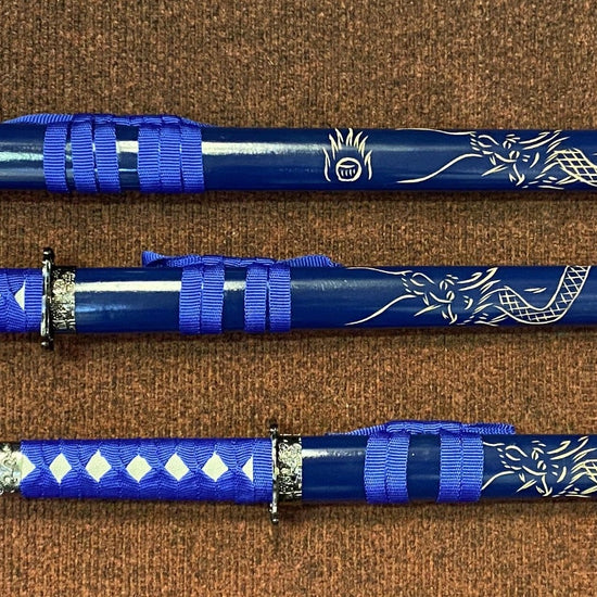 Dragon Blue (Straight) Samurai Set