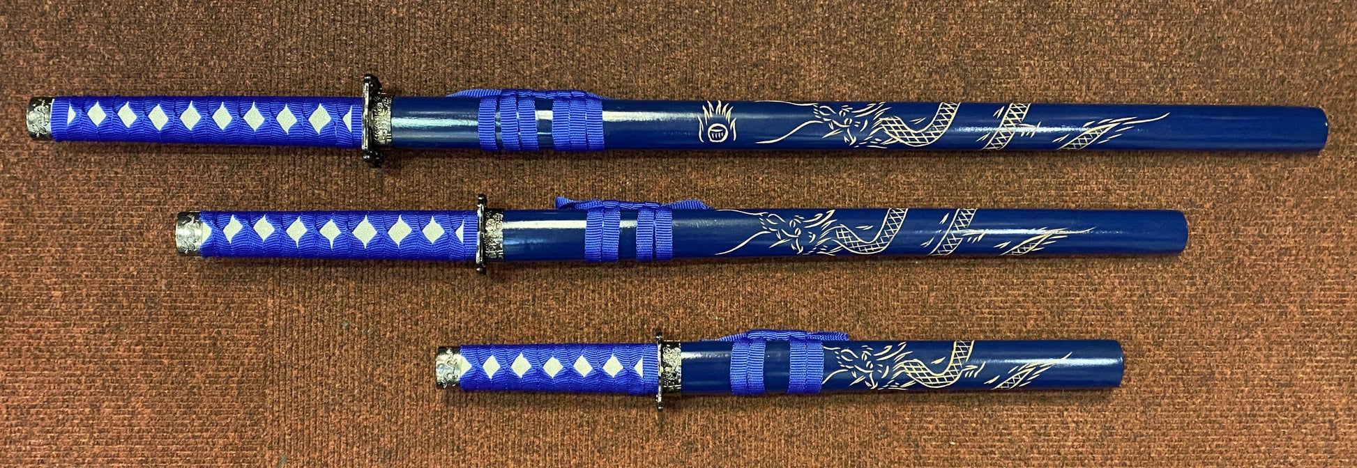 Dragon Blue (Straight) Samurai Set