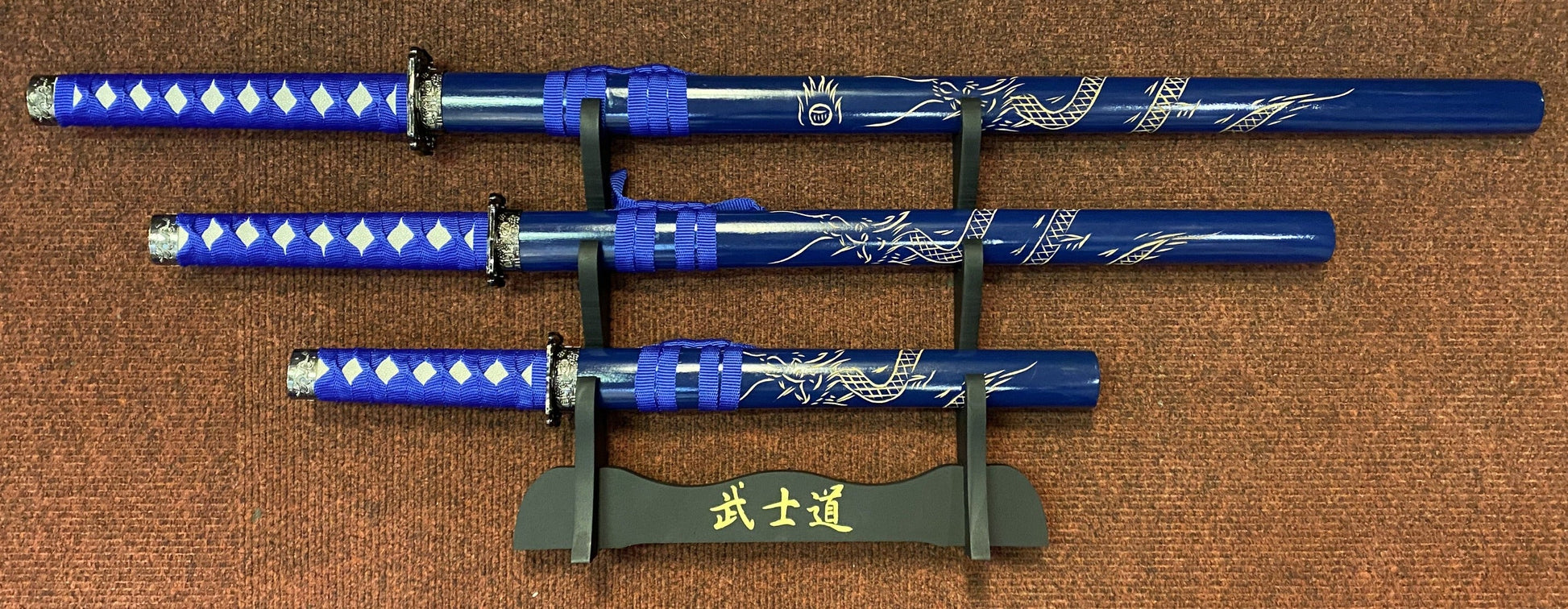 Dragon Blue (Straight) Samurai Set