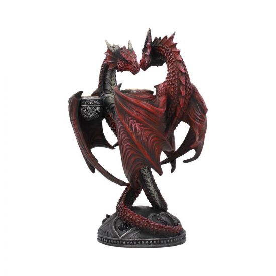 Dragon Heart (Valentine Edition) Candle Holder Anne Stokes (AW669)