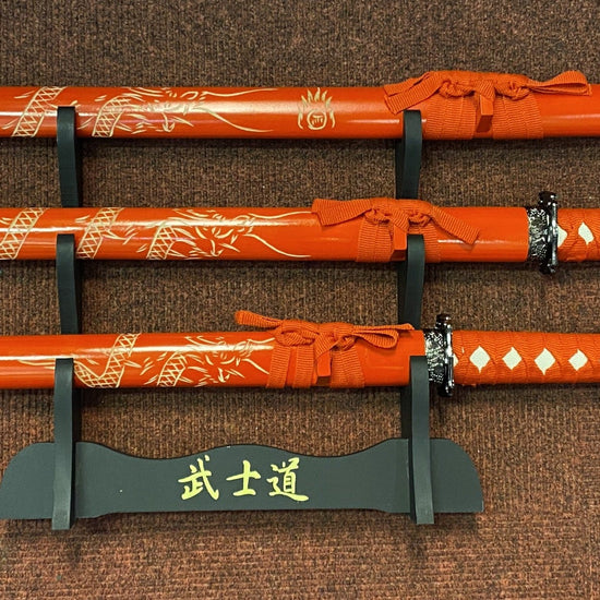 Dragon Red (Straight) Samurai Set