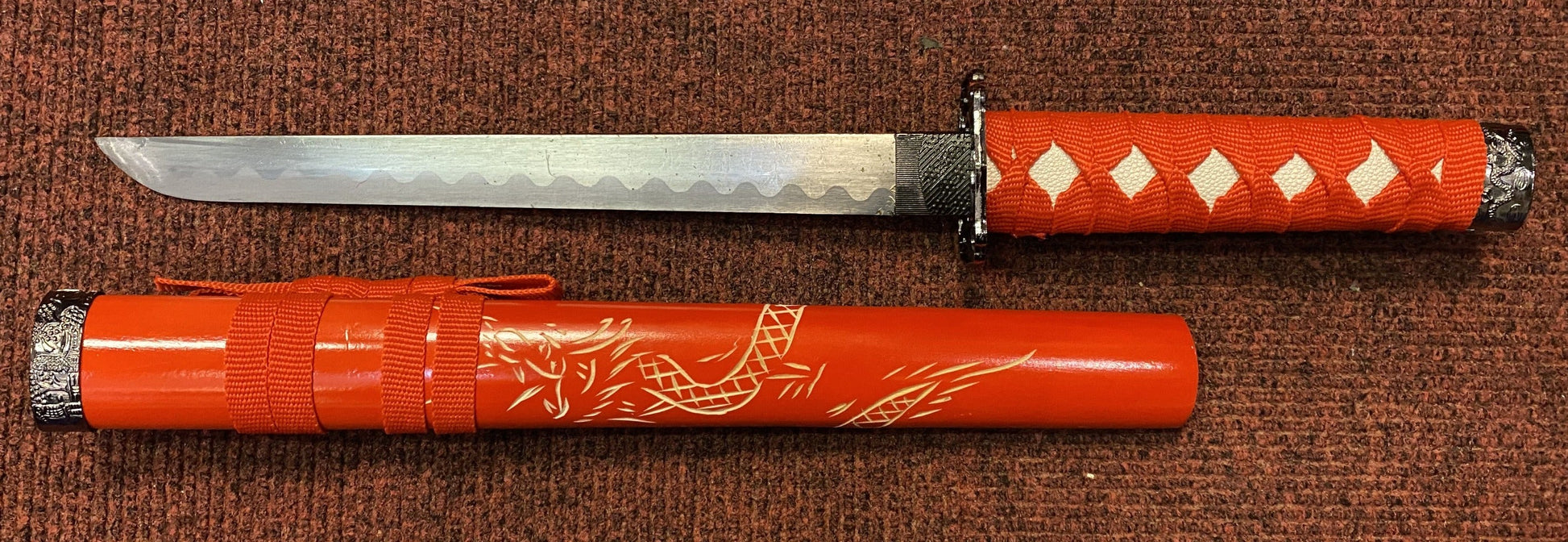 Dragon Red (Straight) Samurai Set