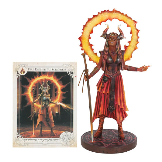 Fire Elemental Sorceress - Anne Stokes