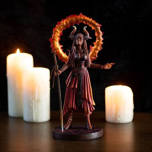 Fire Elemental Sorceress - Anne Stokes