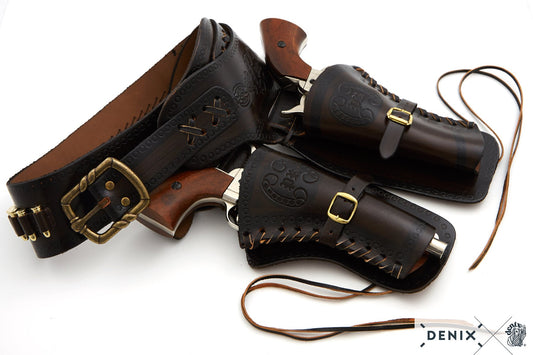 Double Leather Cartridge (Brown) Belt (AW1060)