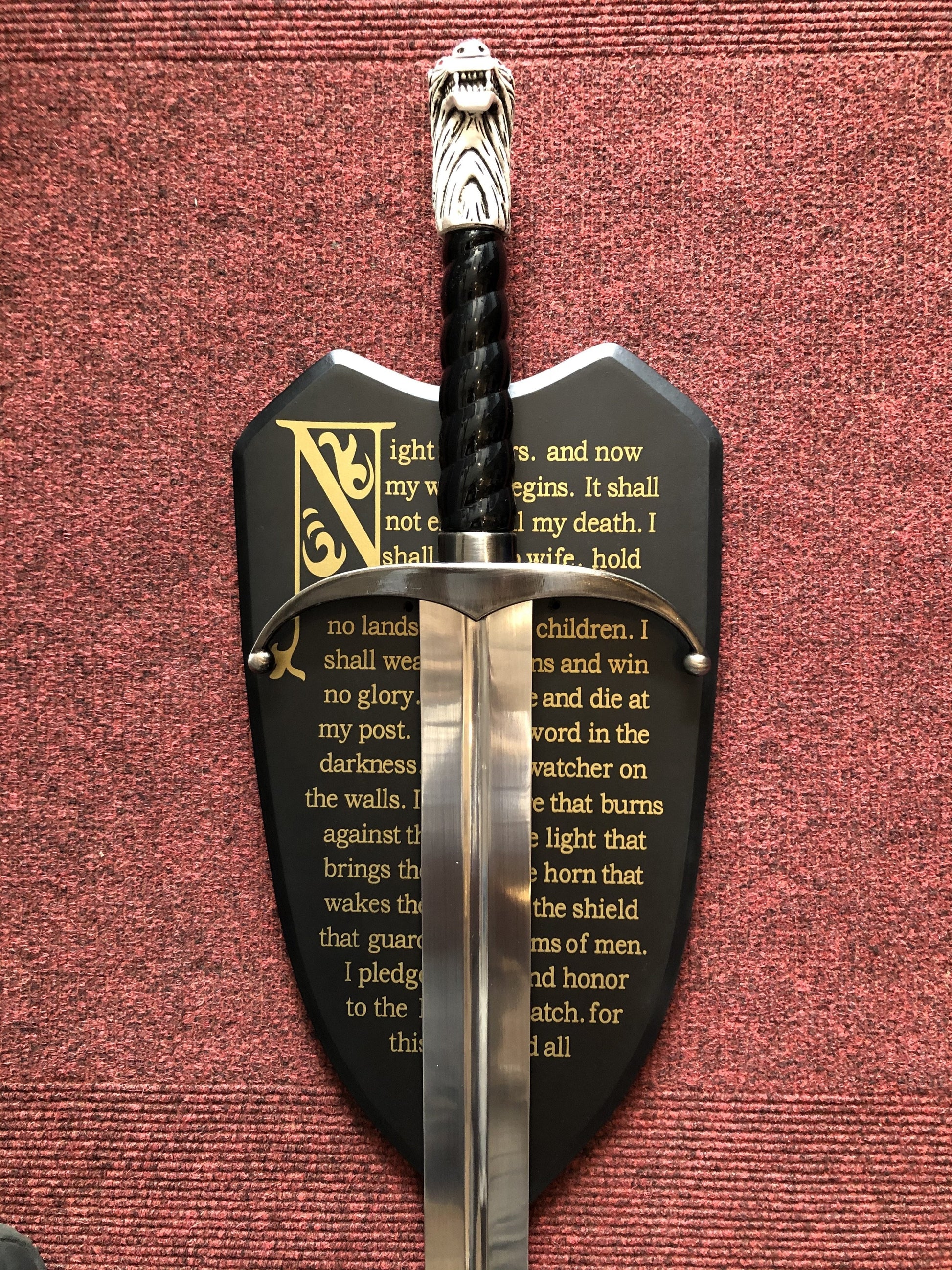 Game of Thrones | Longclaw - Plaque & Sheath