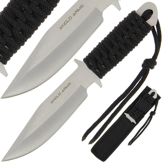 Survival (Black) Fixed Blade Knife (AW207)-Collectable-Ancient Warrior