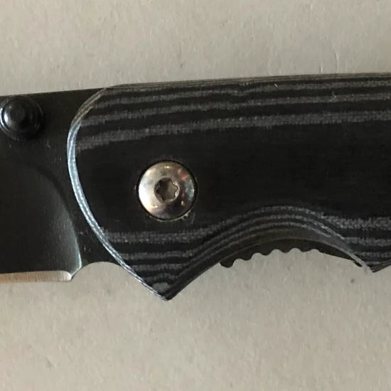 Micarta Grey Lock Knife