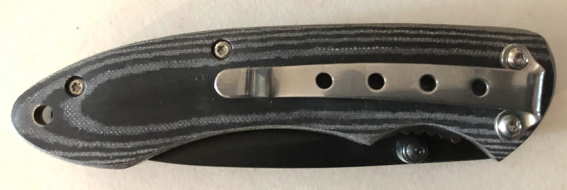 Micarta Grey Lock Knife