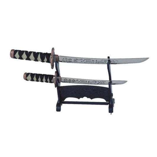 Mini Katana Double Samurai Set