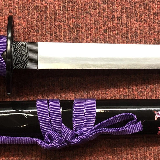 Purple Dragon Samurai Sword Set