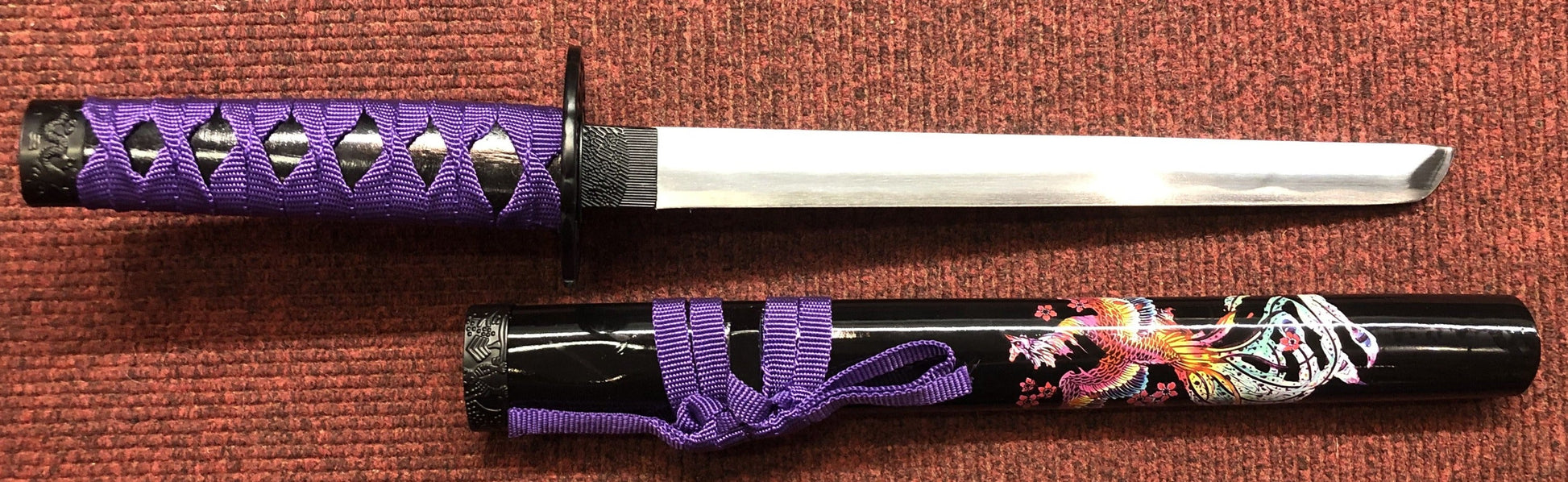 Purple Dragon Samurai Sword Set