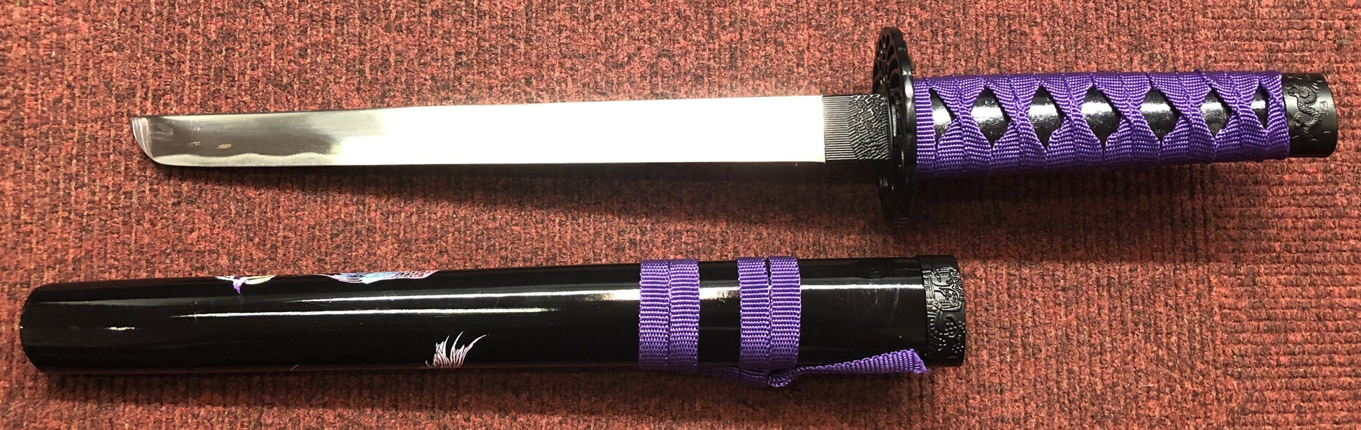 Purple Dragon Samurai Sword Set