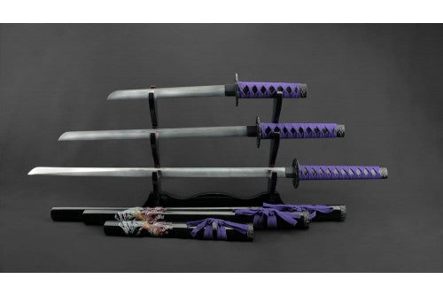 Purple Dragon Samurai Sword Set