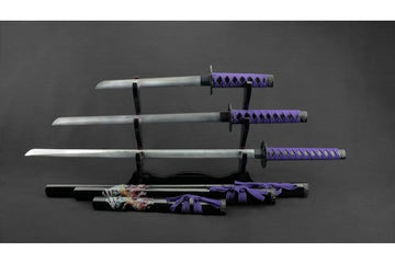 Purple Dragon Samurai Sword Set