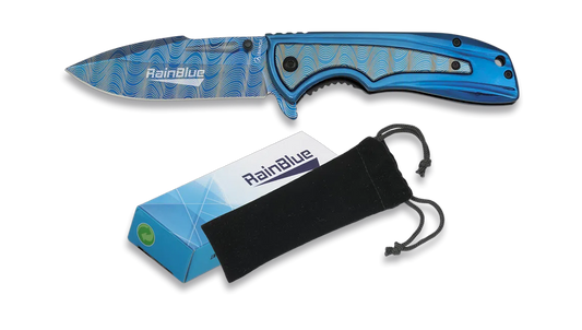 RainBlue Blue Lock Knife