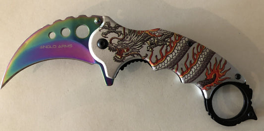 Rainbow Dragon Knife