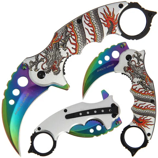 Rainbow Dragon Knife