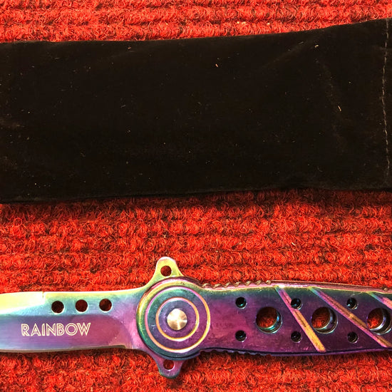 Rainbow Lock Knife