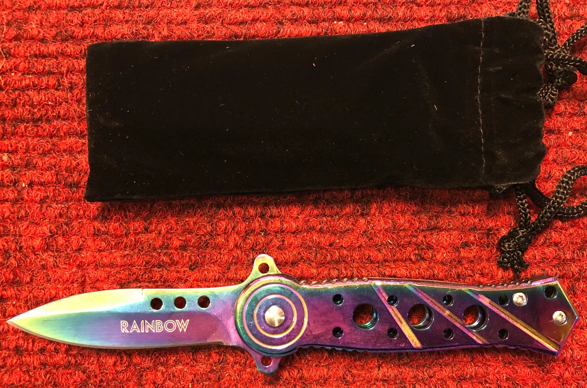 Rainbow Lock Knife