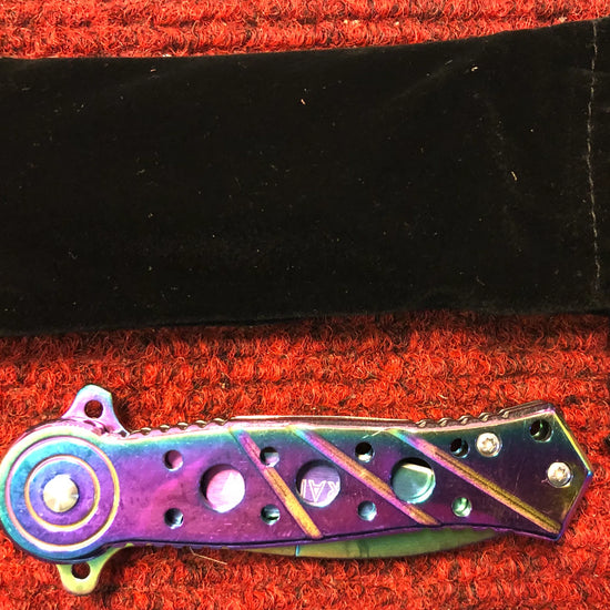 Rainbow Lock Knife