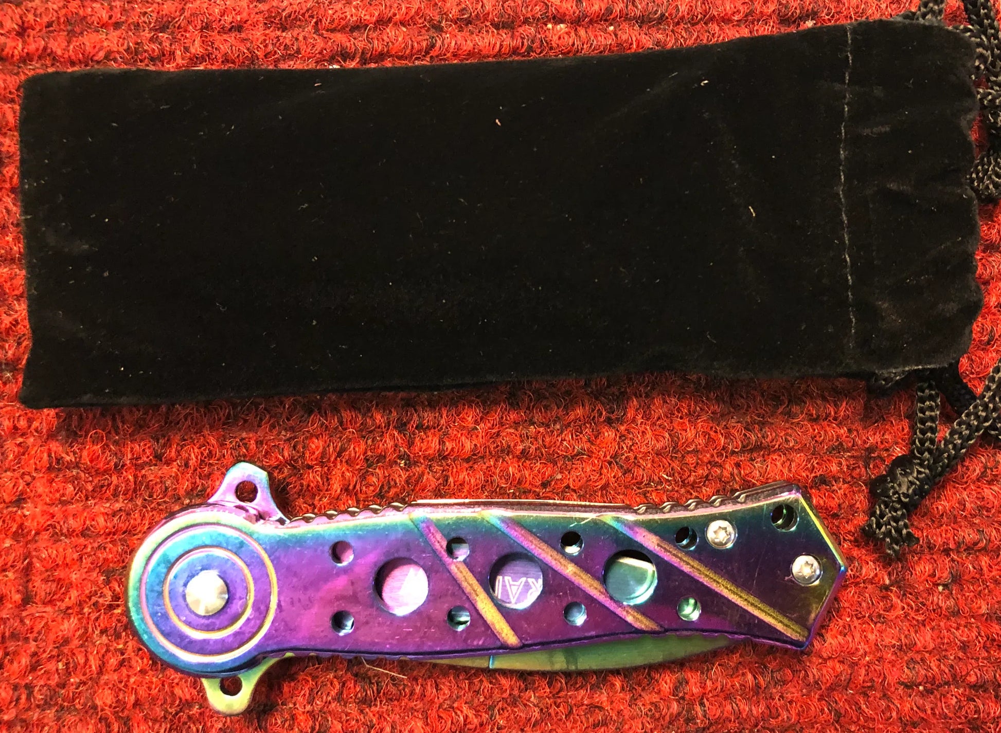 Rainbow Lock Knife