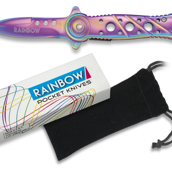 Rainbow Lock Knife