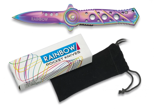 Rainbow Lock Knife