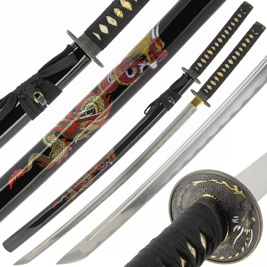 Red Dragon (Handmade) Samurai Sword